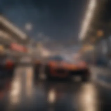 Diverse Racing Game Genres A comparison of various mobile racing game genres displayed on smartphones.