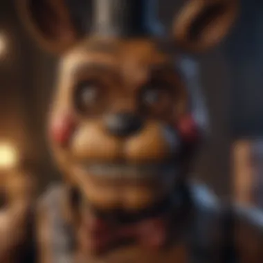 Close-up of a limited edition FNAF collectible item.