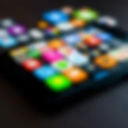 A colorful collage of various puzzle app icons on an Android device