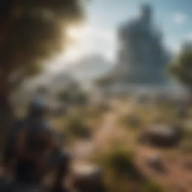 Future Trends in Survival Gaming A futuristic landscape depicting potential future trends in survival games