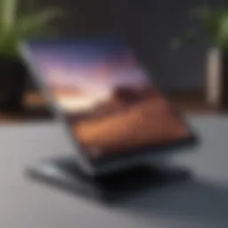 Front view showcasing the Samsung Flip's sleek design