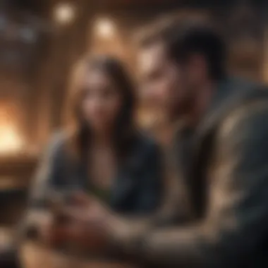 Engagement in Complex Gameplay Player immersed in a complicated mobile game