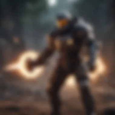 Dynamic Combat Mechanics in Mobile Gaming An action-packed scene of combat in a mobile MMORPG.