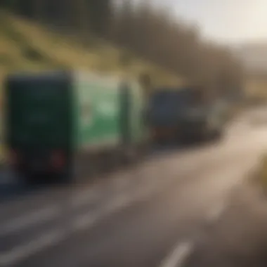 Stunning graphics of a truck simulator game on iPhone