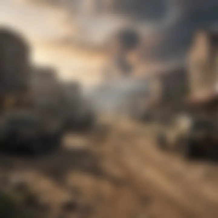 An infographic depicting the evolution of World War II-themed games.