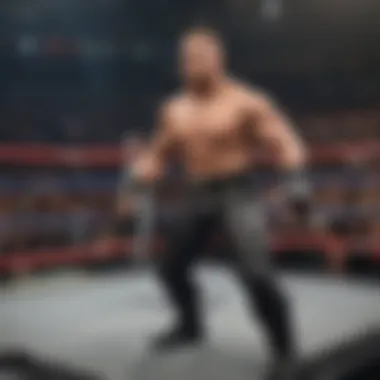 WWE SuperCard gameplay in action