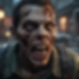 A thrilling AR zombie game in action