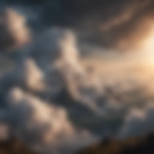 Mystical Cloudscape in Falling Cloud Game Play