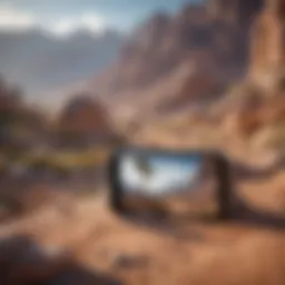 Abstract concept of iMessage games landscape