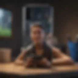 Immersive Fortnite gameplay on Samsung Galaxy