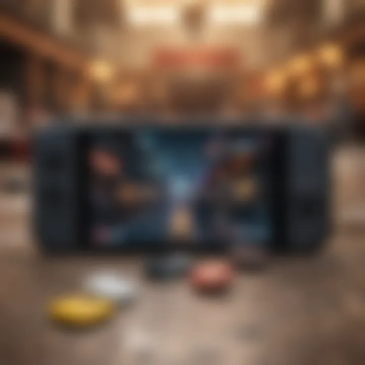 Artistic Representation of a Gaming Smartphone with Budget-Friendly Game Codes