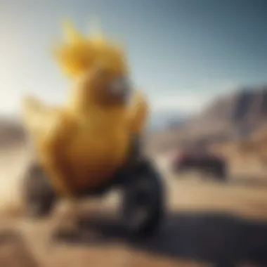Thrilling High-Speed Action in Chocobo Racing GP High-speed Chocobo Racing GP action
