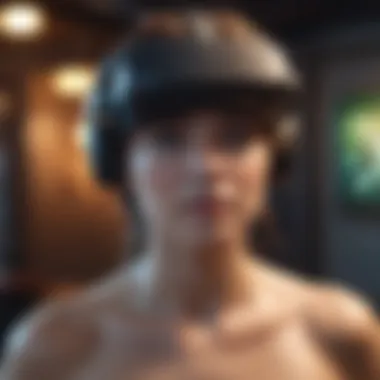 Immersing in Virtual Reality Creative visualization of virtual reality immersion in mobile gaming