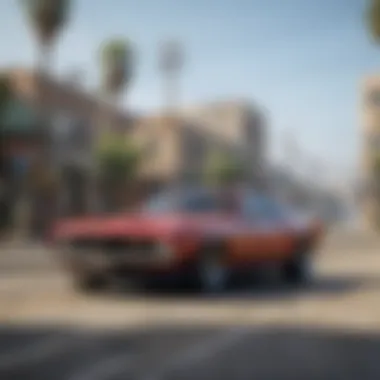 Immersive Gameplay Display iPhone with GTA V gameplay screenshots