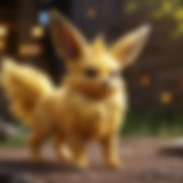 Jolteon's Electric Transformation