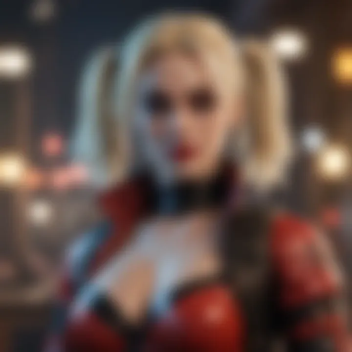 Harley Quinn, the unpredictable troublemaker