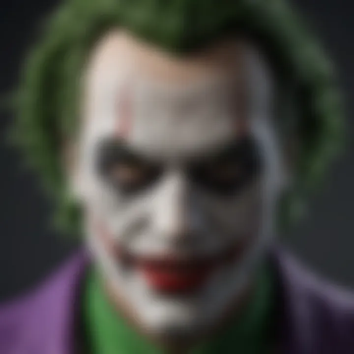 The Joker, the sinister clown prince of crime