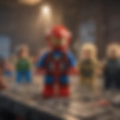 Superhero team assembling in LEGO Marvel