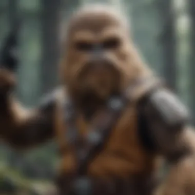 Mighty Wookiee in Battle Stance