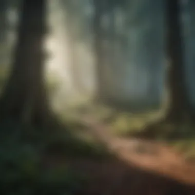 Enchanted Forest Quest Artistic depiction of a magical forest realm