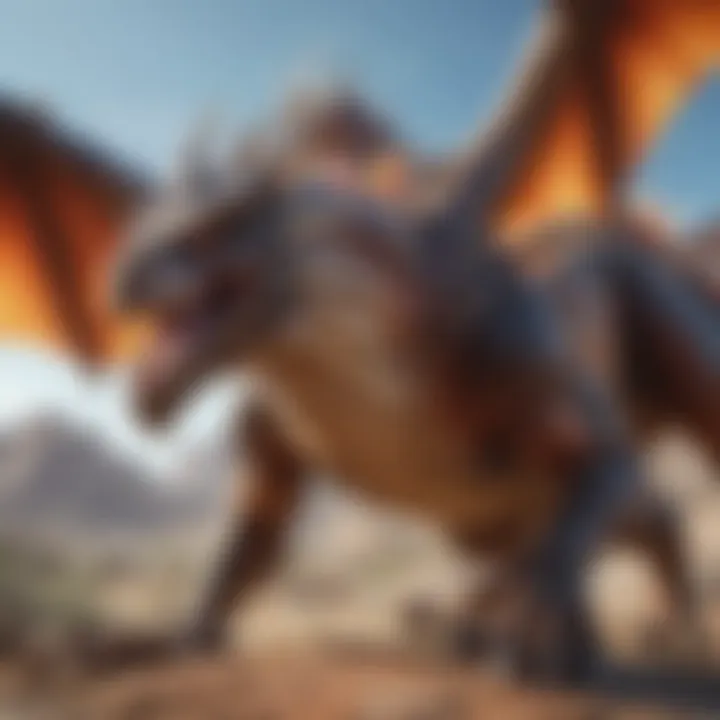 Majestic Dragon in Lords Mobile Monster Hunter