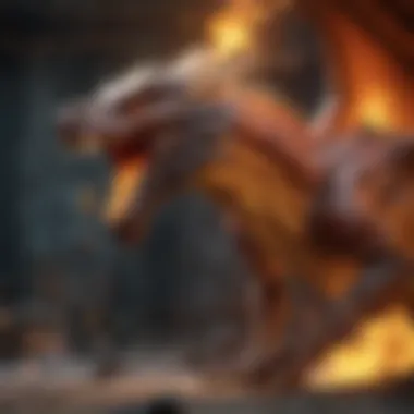 Majestic Fire-Breathing Dragon