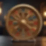 Golden Spin Wheel in Coin Master