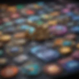 An array of MLBB redemption codes displayed on a digital interface