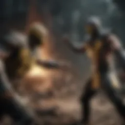 Spectacular combat scene from Mortal Kombat X on Nintendo Switch
