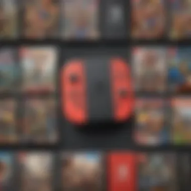Showcasing Popular Free Nintendo Switch Games A vibrant collage of Nintendo Switch game covers showcasing popular free games