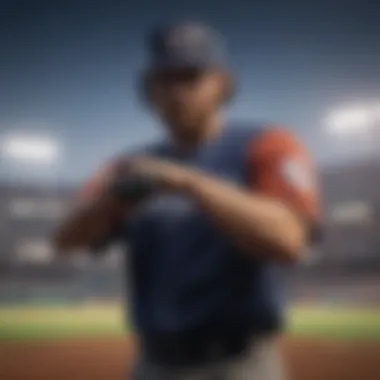 Player showcasing controls and mechanics in MLB The Show on Nintendo Switch