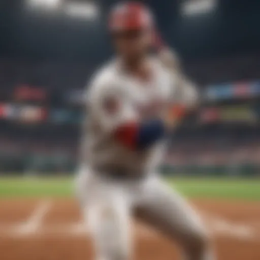 Gameplay screenshot of MLB The Show on Nintendo Switch