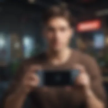 Immersive Free-to-Play Gaming on Nintendo Switch A player immersed in a free-to-play game on their Nintendo Switch