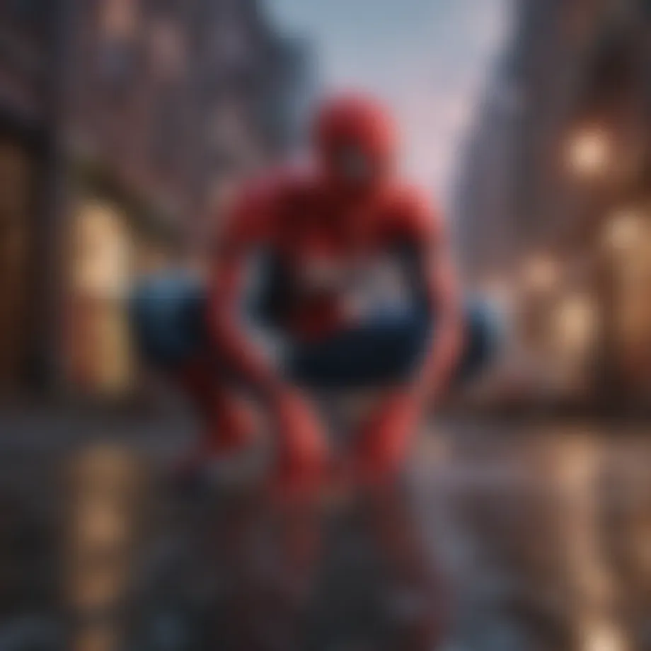 Nintendo Switch console with Spiderman logo