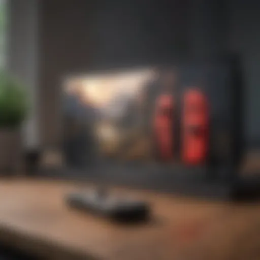 Illustration of Nintendo Switch console connected to TV