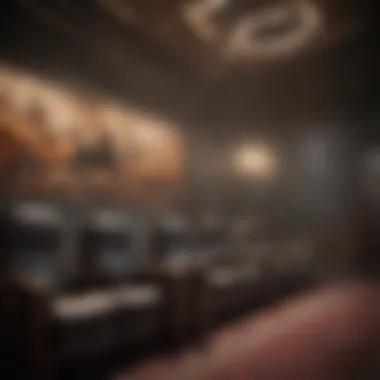 Immersive Viewing Atmosphere Elegant movie theater setting