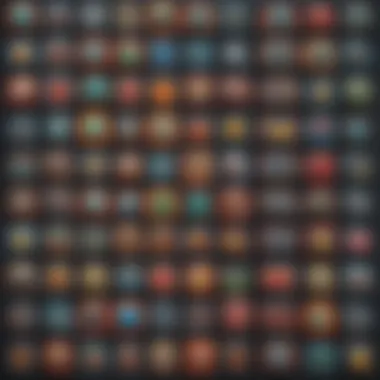 The Evolution of Mobile Gaming Icons A vibrant collage of popular mobile app game icons