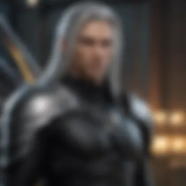 Sephiroth on Nintendo Switch Creative visualization of Sephiroth, the iconic antagonist from Final Fantasy VII