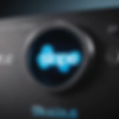 Innovative Skype Logo Display Skype logo on a digital screen