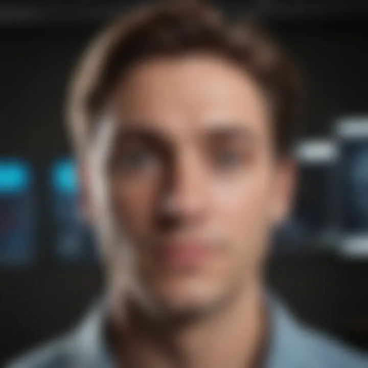 Skype video call in progress