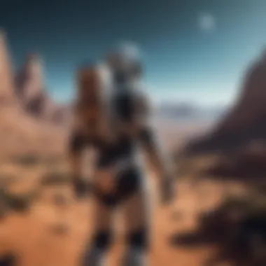 Interstellar Alien Odyssey Space exploration adventure on alien planet