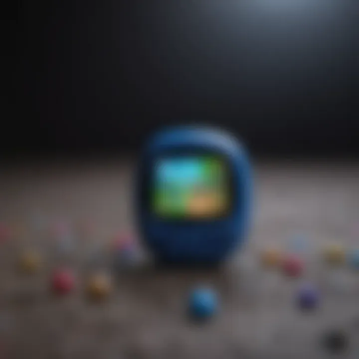 A spectrum of Tamagotchi Pix colors showcasing the variety available