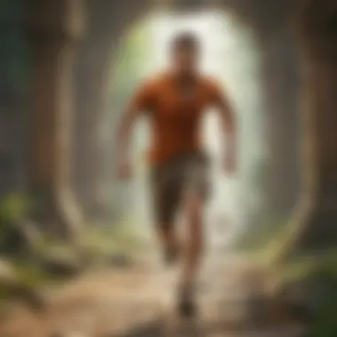 Temple Run Character Running