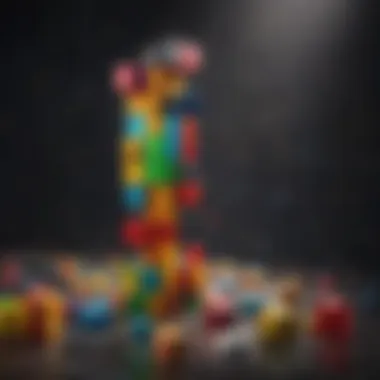 Classic Tetris Gameplay Classic Tetris gameplay showcasing falling blocks