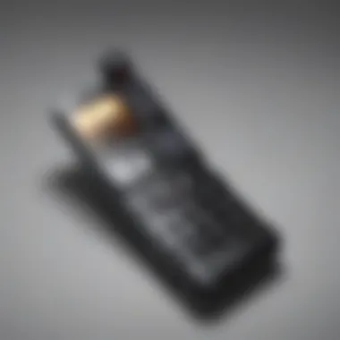 Contemporary Flip Phone Design Stylish flip phone design appealing to contemporary users.