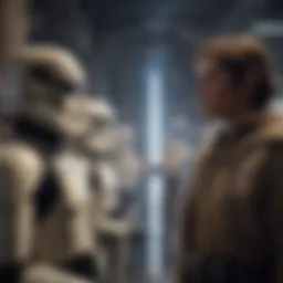 The original Star Wars trilogy poster showcasing iconic characters