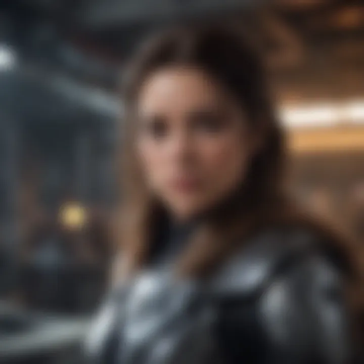 Promotional material from the Star Wars sequel trilogy emphasizing new characters