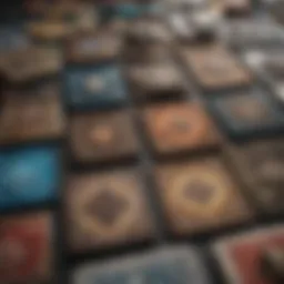 A collage of popular online card games showcasing various genres