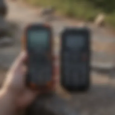 Comparison of rugged feature phones and smartphones