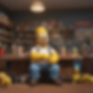 Cultural References in The Simpsons Series Collage of cultural references in The Simpsons
